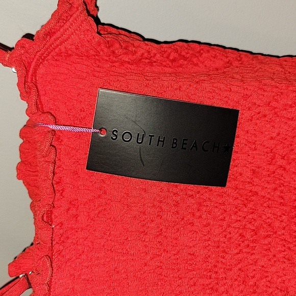 South Beach Crinkle Strappy once piece - Picture 3 of 8